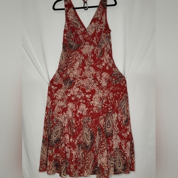Emma James Vintage Sleeveless Paisley Dress - Size 12 - Picture 3 of 7